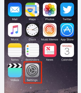 Settings on your Home screen