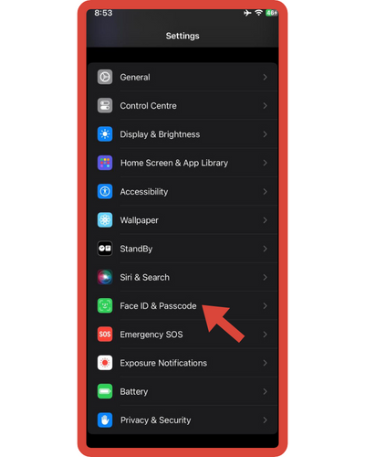 Face ID & Passcode